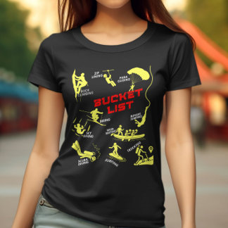 冒険"BUCKET LIST TO Do" Tシャツ