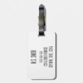 冒険begin||の熱気の気球を許可して下さい ラゲッジタグ (裏面縦)