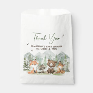 冒険Begin Woodland Animals Baby Shower フェイバーバッグ