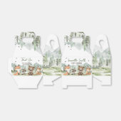 冒険Begin Woodland Animals Baby Shower フェイバーボックス (折り畳みなし)