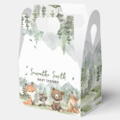 冒険Begin Woodland Animals Baby Shower フェイバーボックス (オープン)
