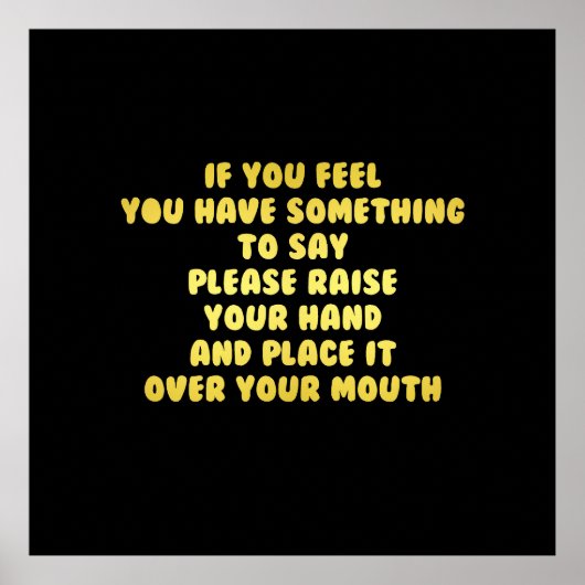 冗談おもしろいに手を上げ話ろ ポスター (正面)