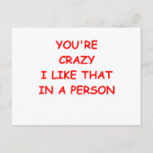 冗談おもしろいを言う ポストカード (正面)