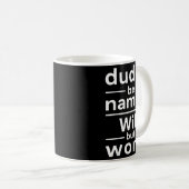 冗談じゃないけどウィルって名前の奴ら コーヒーマグカップ (正面右)