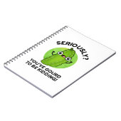 冗談じゃないと信じたい 面白い野菜パンのひとつ ノートブック (左側)