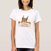 冗談じゃないわよ! かわいいリスTシャツ Tシャツ (正面)