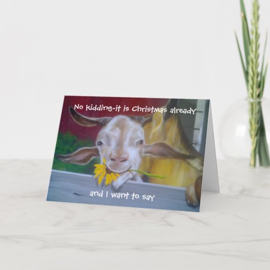 冗談じゃないクリスマスだ シーズンカード (正面)