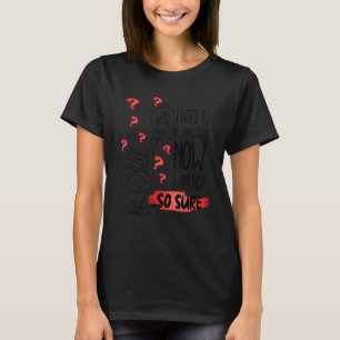 冗談ためらっている疑わしい私は優柔不断になるために使用 Tシャツ