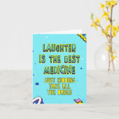 冗談だけ、すべての薬を取る、編集の内部msg カード (黄色い花)