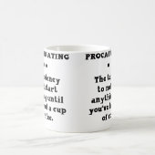 冗談だって? コーヒーマグカップ コーヒーマグカップ (中央)