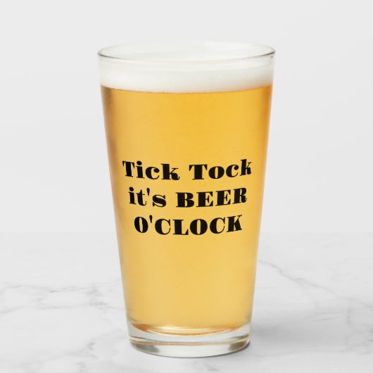 冗談だって、ビールは飲んでナンボ! タンブラーグラス (ドリンク正面)