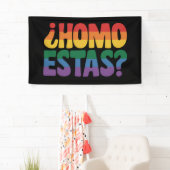 冗談だよね面白いスペイン語メキシコゲイ・アライ LGBTQ 横断幕 (インサイチュ)