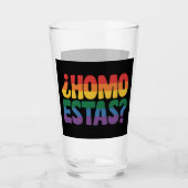 冗談だよね面白いスペイン語メキシコゲイ・アライLGBTQ タンブラーグラス (正面)