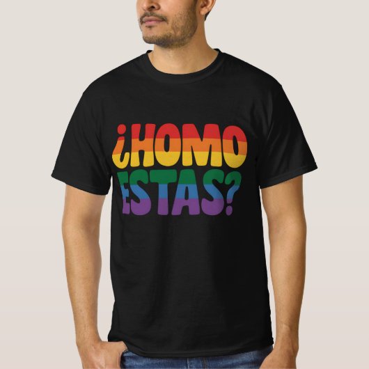 冗談だよね面白いスペイン語メキシコゲイ・アライLGBTQ Tシャツ (正面)