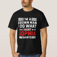 冗談だよ、ソフィアが欲しいと言うから夫ギフトTシャツ
