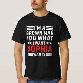 冗談だよ、ソフィアが欲しいと言うから夫ギフトTシャツ Tシャツ