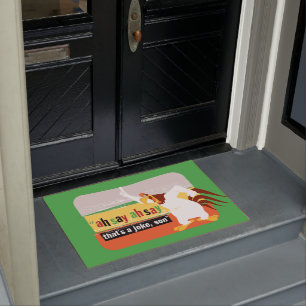 冗談だよ、息子よ ドアマット