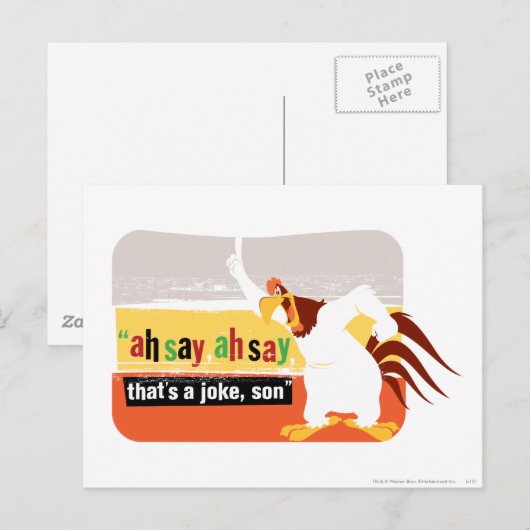冗談だよ、息子よ ポストカード (正面/裏面)