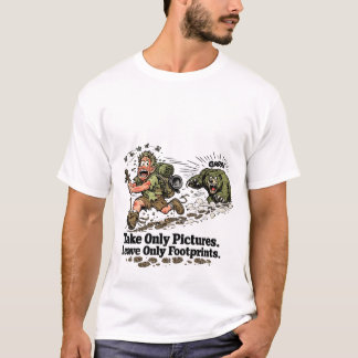 冗談だろ、写真だけ撮ってろよ ハイカー Tシャツ