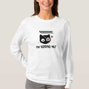 冗談だろ?海賊猫Tシャツ Tシャツ