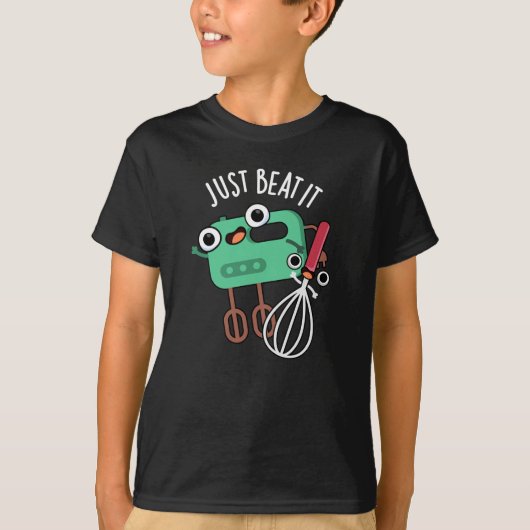 冗談でしょ!おもしろバイキングパロディ ダーク Tシャツ (正面)
