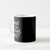冗談でしょ、なんてこった コーヒーマグカップ (正面左)