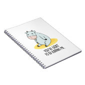 冗談でしょ！面白いヤギのダジャレ ノートブック (右側)