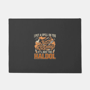 冗談でしょ Haldol ハロウィンポーションボトル注射器 ドアマット