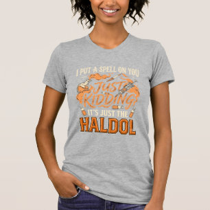 冗談でしょ Haldol ハロウィンポーションボトル注射器 Tシャツ
