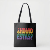 冗談でスペイン語のメキシコのゲイの同盟国LGBTQ トートバッグ (正面)