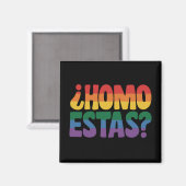 冗談でスペイン語のメキシコのゲイの味方LGBTQ マグネット (正面/裏面)