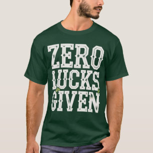 冗談でラックはゼロ セントパトリックのおもしろアイリッシュ Tシャツ