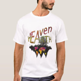 冗談で地球に天国 Tシャツ