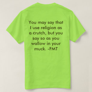 冗談のキリスト教 Tシャツ