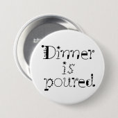 冗談の飲む引用文のユーモアはボタンの発言を飲みます 缶バッジ (正面&裏面)