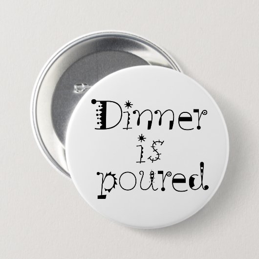 冗談の飲む引用文のユーモアはボタンの発言を飲みます 缶バッジ (正面&裏面)