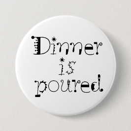 冗談の飲む引用文のユーモアはボタンの発言を飲みます 缶バッジ