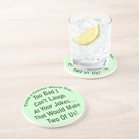 冗談ばかり言って笑う コースター (側面)