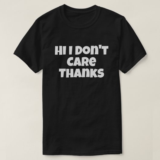 冗談も気に無感謝していおもしろいい Tシャツ (デザイン正面)
