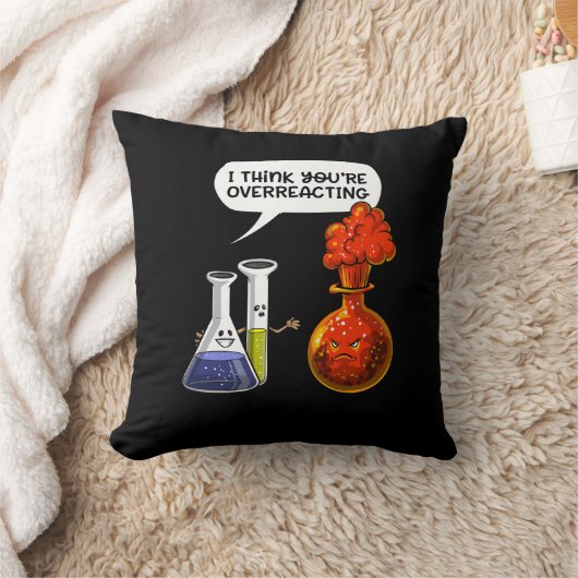 冗談を言い過ぎる化学おもしろいの科学 クッション (ブランケット)
