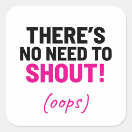 冗談を言う必要はおもしろい無い スクエアシール