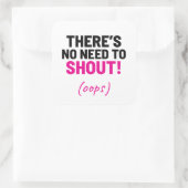 冗談を言う必要はおもしろい無い スクエアシール (バッグ)