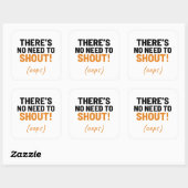 冗談を言う必要はおもしろい無い スクエアシール (シート)