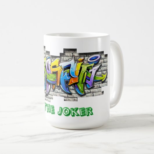 冗談を言う コーヒーマグカップ (正面右)