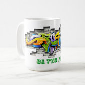 冗談を言う コーヒーマグカップ (正面左)