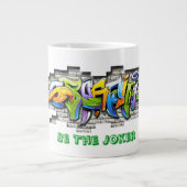 冗談を言う ジャンボコーヒーマグカップ (正面)