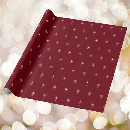 冗談10代のクリスマス小妖精や小人包装紙 ラッピングペーパー