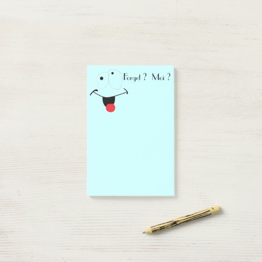 冗談 ポストイット (デスク上)