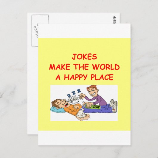 冗談 ポストカード (正面/裏面)
