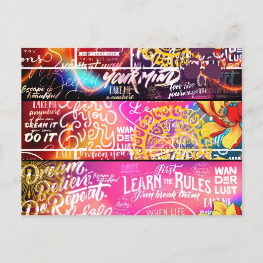 冗長な言葉の数々 ポストカード (正面)